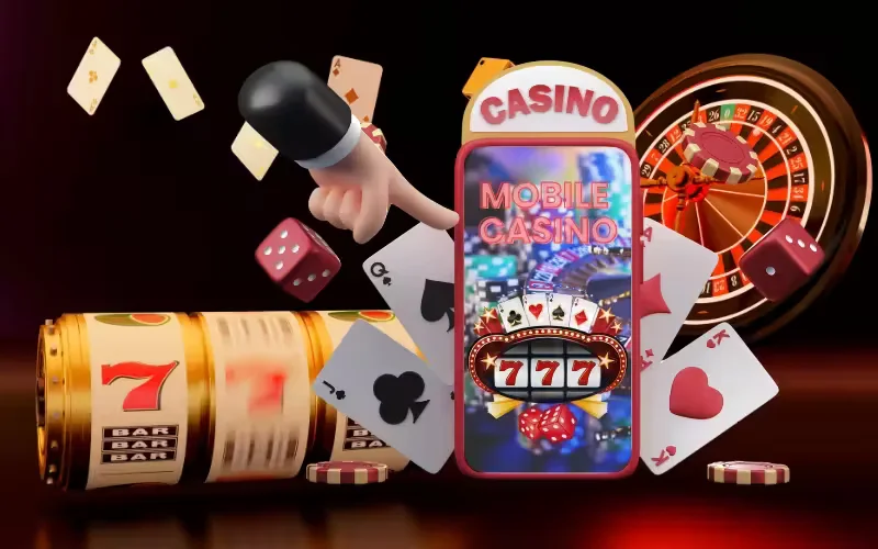 Smiling Brazilian user playing on the 68AA app with a futuristic casino backdrop